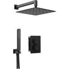 Deante THERM BXYZNECT Podomietkový sprchový set + smart box, čierna