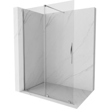 Mexen Velar Walk-in výsuvná sprchová stena 150 x 200 cm, transparentná 8 mm, chróm - 871-150-000-03-01