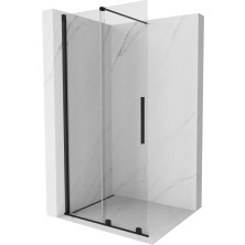 Mexen Velar Walk-in výsuvná sprchová stena 70 x 200 cm, transparentná 8 mm, čierna - 871-070-000-03-70