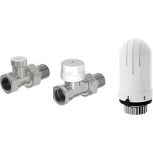 Mexen G03 priamy termostatický set, nikel - W914-012-938-01