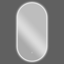 CERANO Kúpeľňové LED zrkadlo Argento 100x50 cm CER-429337