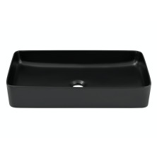 Comad UM-6275 SLIM 60 BLACK DP Keramické umývadlo na dosku, 60cm, DB